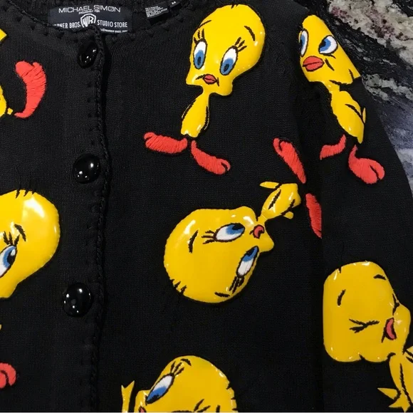 Vintage Michael Simon Warner Brothers Tweety Bird Rare - Women’s Medium Large